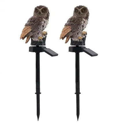 Solar Lamp Owl Animal Solar Garden 