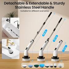 New Electric Spin Scrubber for Cleaning Bathroom IPX7 Waterproof 