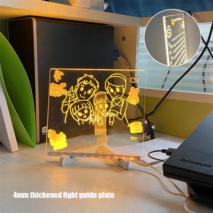 Light up Acrylic Message Board Rewritable 