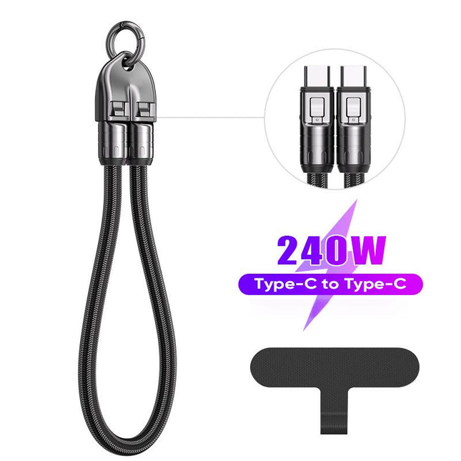 240W USB-C Fast Charging Phone Lanyard | 7Mm Nylon 