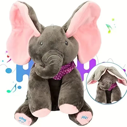 2025 New Hide-And-Seek Elephant Plush Toy