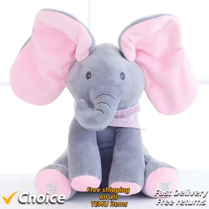 2025 New Hide-And-Seek Elephant Plush Toy