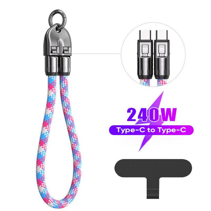 240W USB-C Fast Charging Phone Lanyard | 7Mm Nylon 