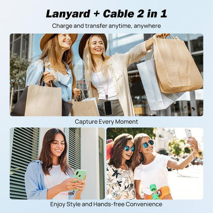 240W USB-C Fast Charging Phone Lanyard | 7Mm Nylon 