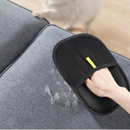 2Pcs Pet Hair Remover Mitt Pet Hair Remover Gloves Deshedding Brush Glove for Dog Cat Rabbit with Long/Short/Curly Hair
