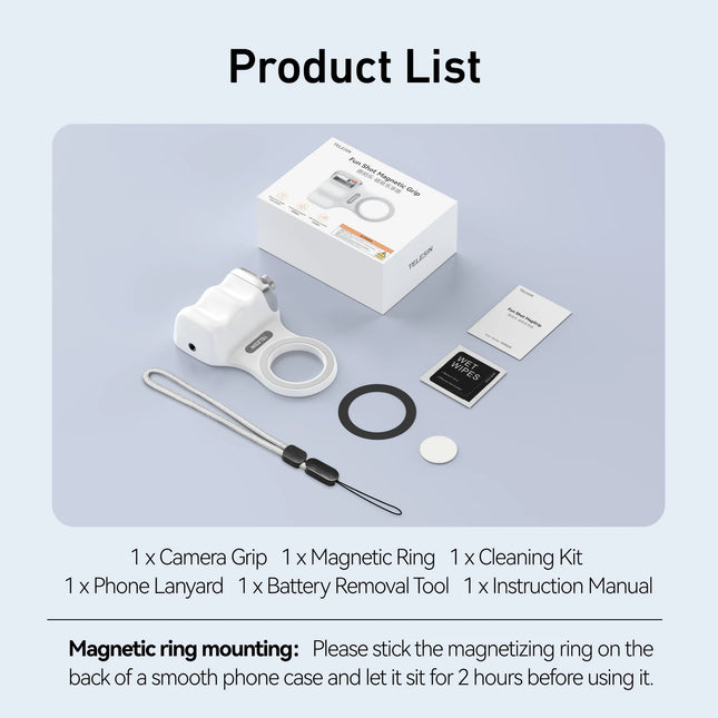 Magnetic Phone Camera Shoot Hand Grip 