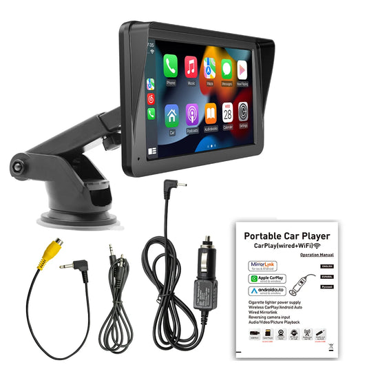 7 Inch Multimedia Player Screen WIFI Video Carplay 