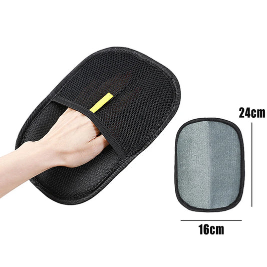 2Pcs Pet Hair Remover Mitt Pet Hair Remover Gloves Deshedding Brush Glove for Dog Cat Rabbit with Long/Short/Curly Hair
