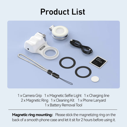Magnetic Phone Camera Shoot Hand Grip 