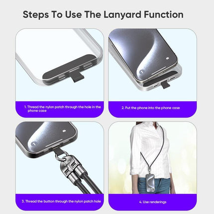 240W USB-C Fast Charging Phone Lanyard | 7Mm Nylon 