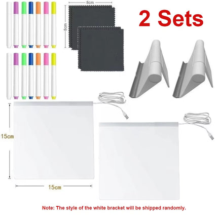 Light up Acrylic Message Board Rewritable 