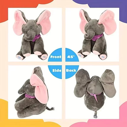 2025 New Hide-And-Seek Elephant Plush Toy
